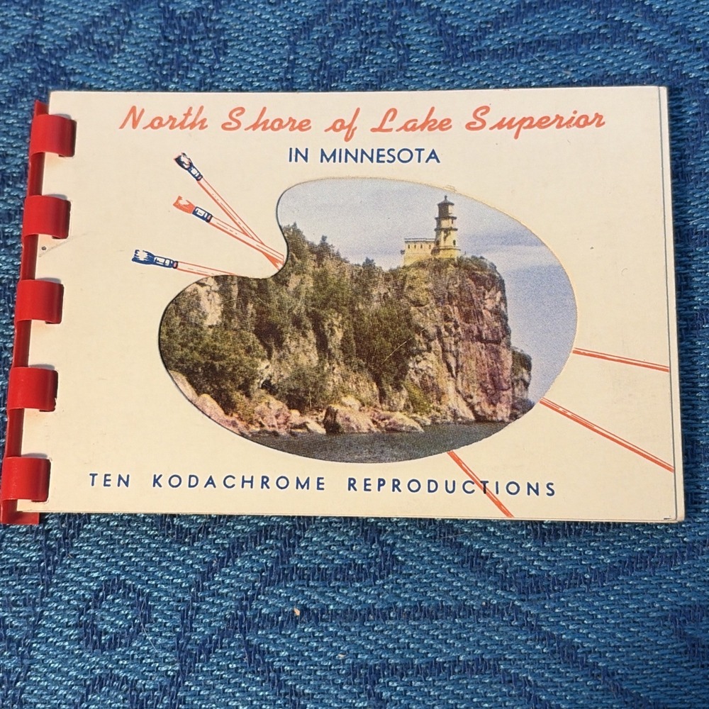 1956 North Shore Of Lake Superior In Minnesota Miniature Album 10 Kodachrome